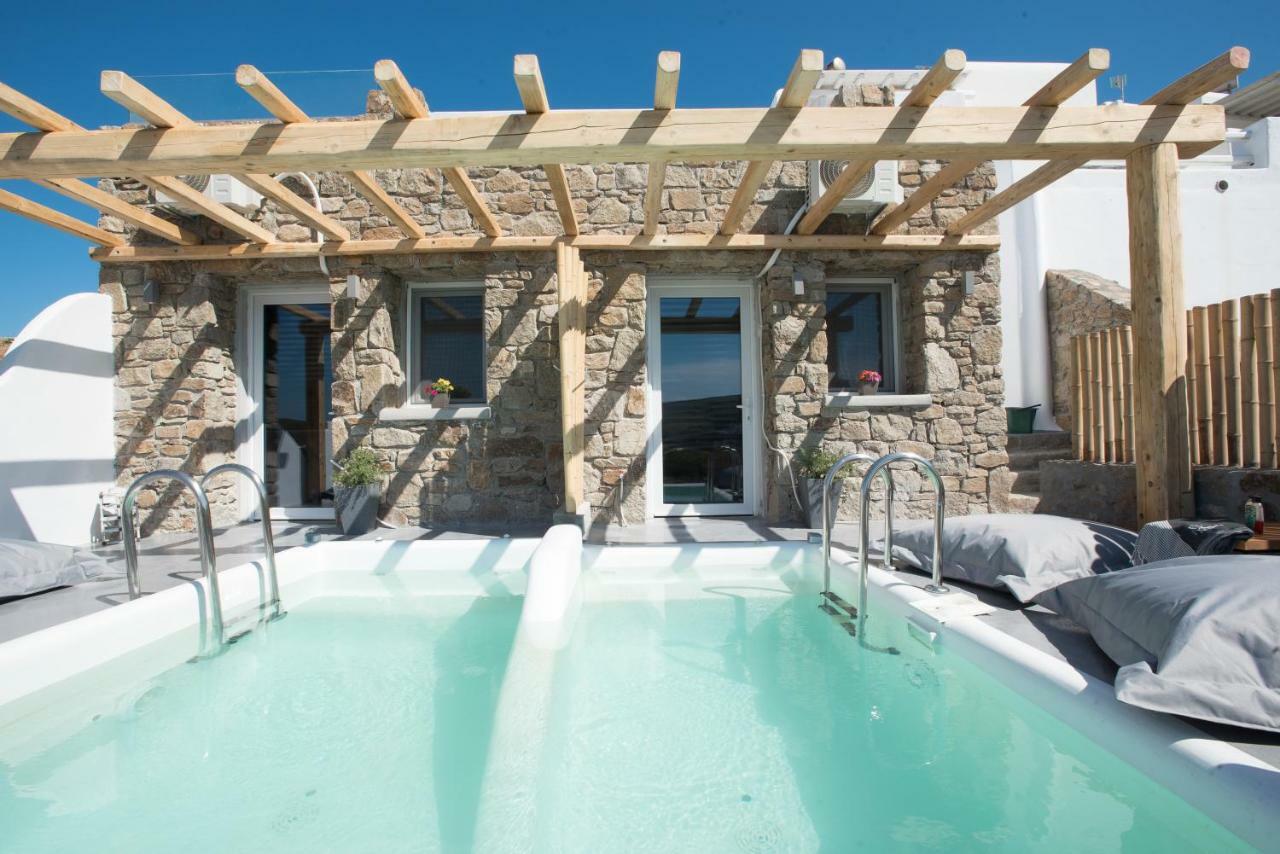 Merchia Bay Villas Mykonos Merchia Beach المظهر الخارجي الصورة