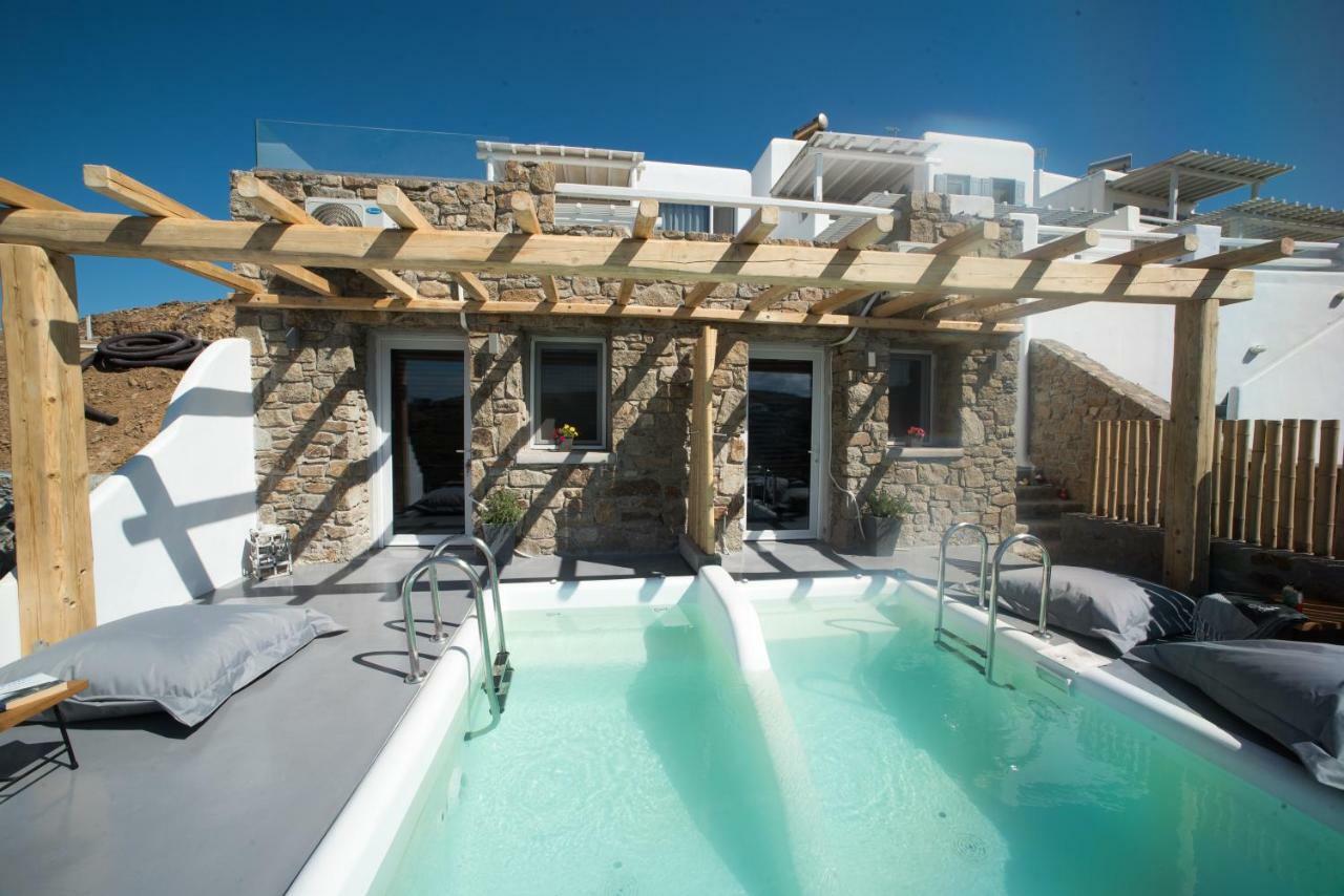 Merchia Bay Villas Mykonos Merchia Beach المظهر الخارجي الصورة